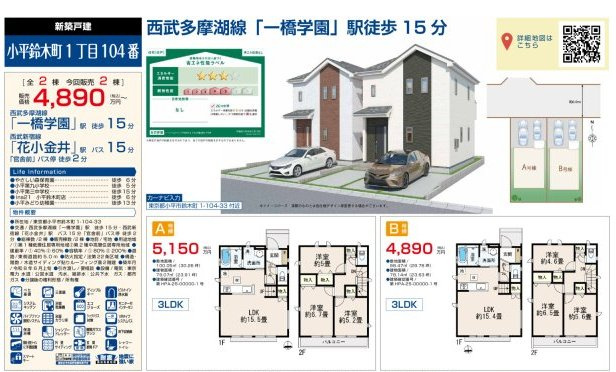 【Heartfull Town】鈴木町１丁目104番のその他|□売主作成による販売用の図面(マイソク)です。この図面には売主の工夫(お客様へ本物件のメリットをうまく伝えられる様)が良く表れています。□