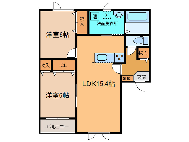 ボヌール光南の間取り