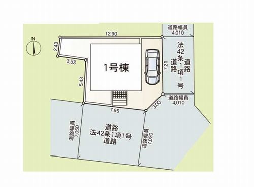 【仲介手数料０円】相模原市中央区上矢部第38　新築一戸建ての区画図|相模原市中央区上矢部第38　新築一戸建て