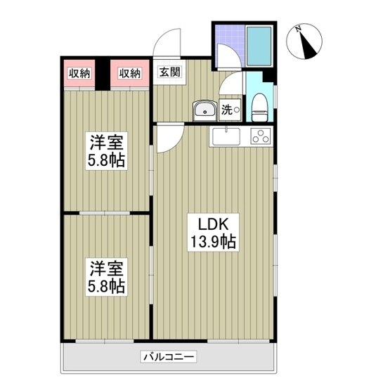 【間取り】 | 曙町パレス
