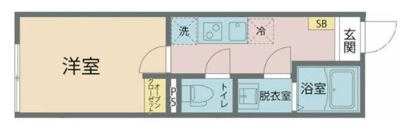 小平市小川町１丁目のアパートの間取り
