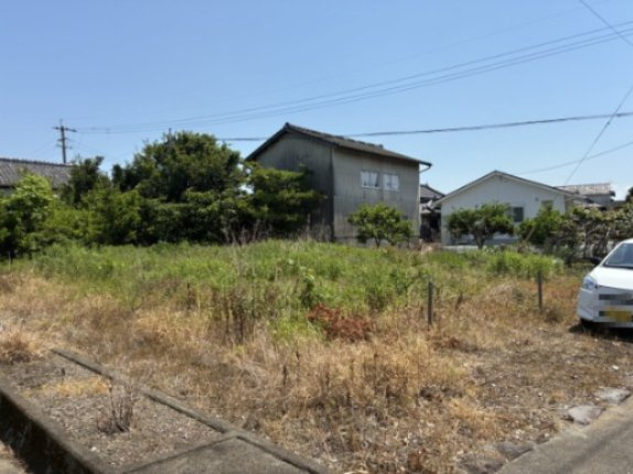 宇土市新開町の売地の外観