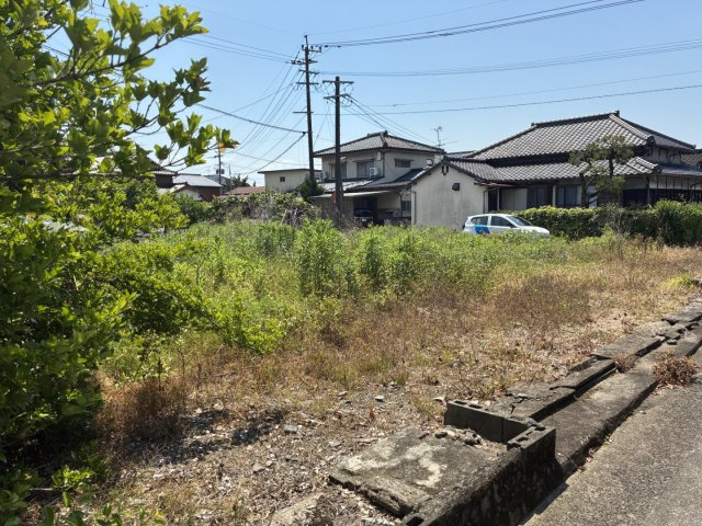 宇土市新開町の売地の外観