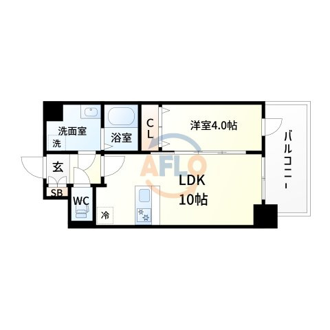 プレサンス新大阪イオリアの間取り|プレサンス新大阪イオリア　間取り