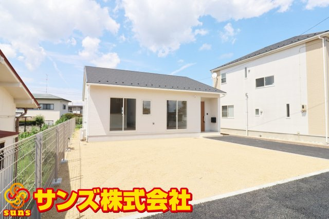 矢吹町小松第６　　　１号棟　　　善郷小学校、矢吹中学区の外観|南西側から見た外観♪