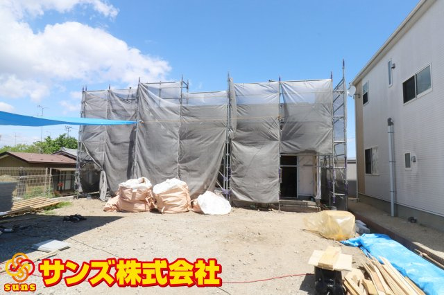 矢吹町小松第６　　　１号棟　　　善郷小学校、矢吹中学区の外観|南側から見た外観♪