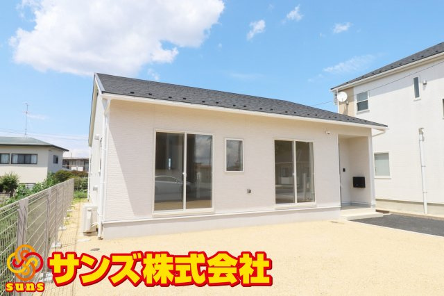 矢吹町小松第６　　　１号棟　　　善郷小学校、矢吹中学区の外観|南西側から見た外観♪