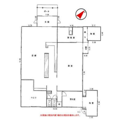 登別市幸町4丁目2テナントの間取り