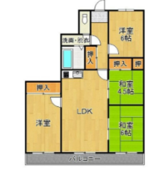 若林ビルの間取り