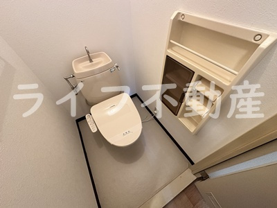 グリーンハイツ吉川のトイレ|清潔感のあるトイレです