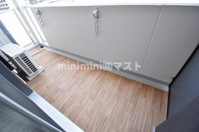 アドバンス上町台シュタットのバルコニー