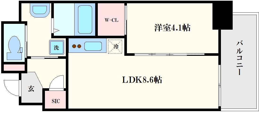 アドバンス上町台シュタットの間取り