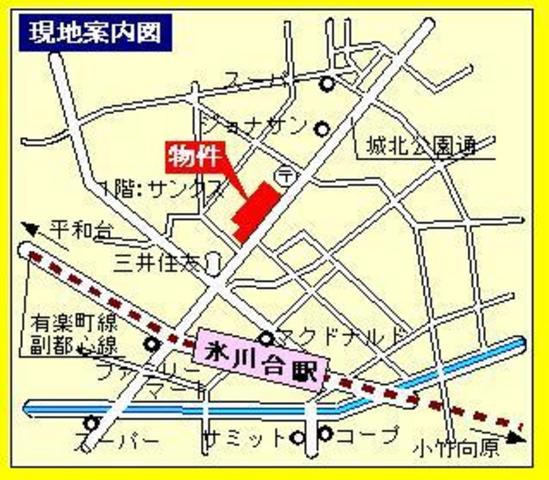 藤和氷川台コープの地図