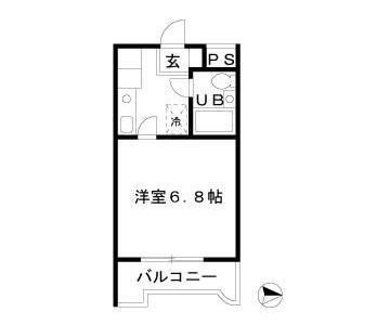 駒宮ハイツの間取り