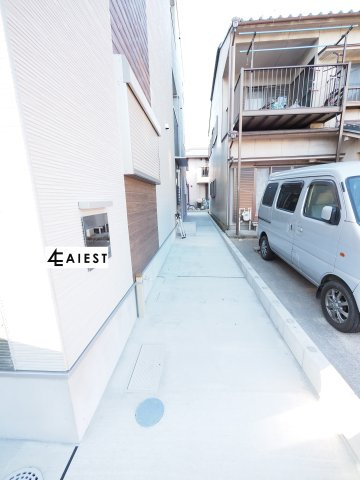 ハーモニーテラス下中村町のエントランス