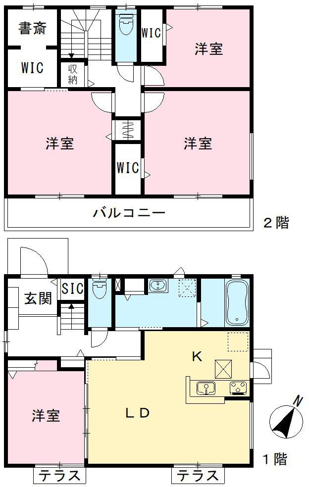 エルメゾンネクストの間取り