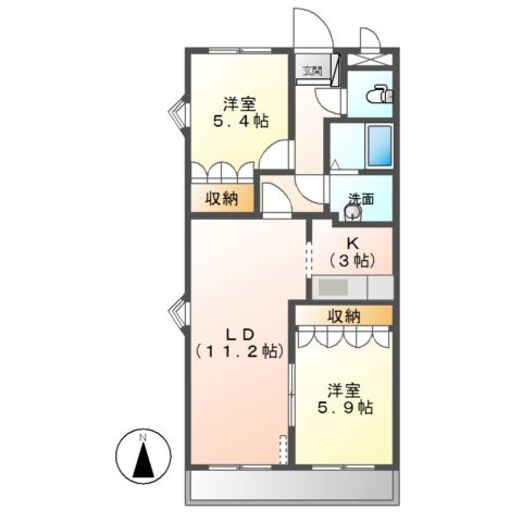 シュノンソーの間取り
