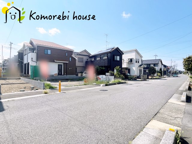 上尾市向山5丁目　新築一戸建て　AiTOWN　07の前面道路含む現地写真|前面道路含む現地写真です
