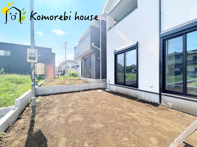 上尾市向山5丁目　新築一戸建て　AiTOWN　07の庭|お庭の付いた物件です