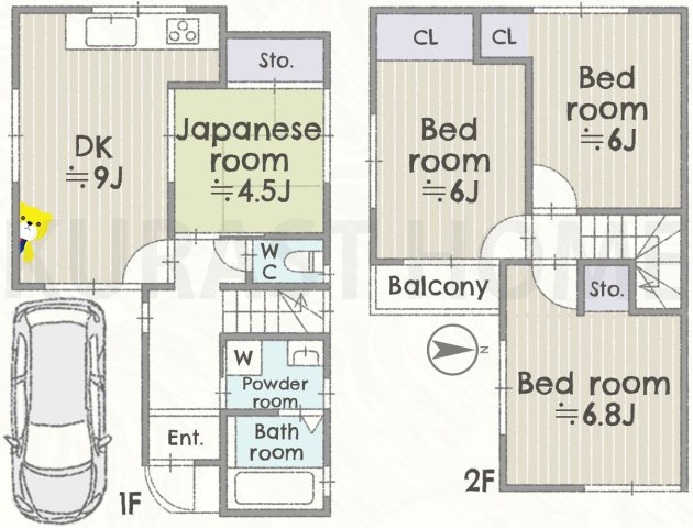 乙訓郡大山崎町円明寺佃　中古戸建