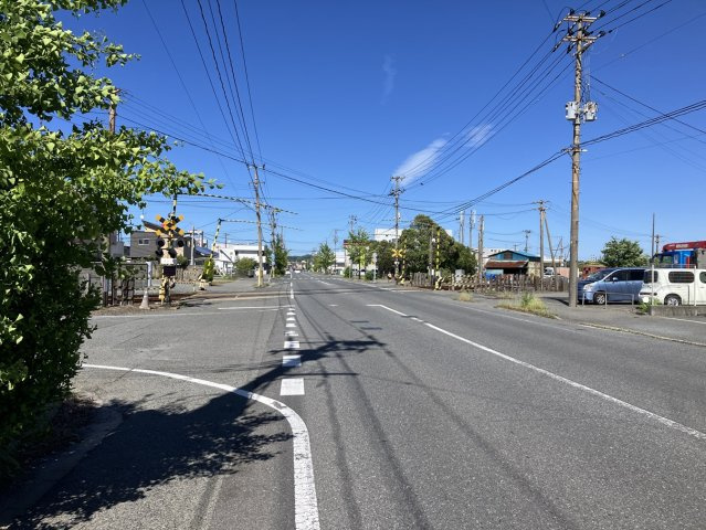 小名浜字中原 売土地の前面道路含む現地写真