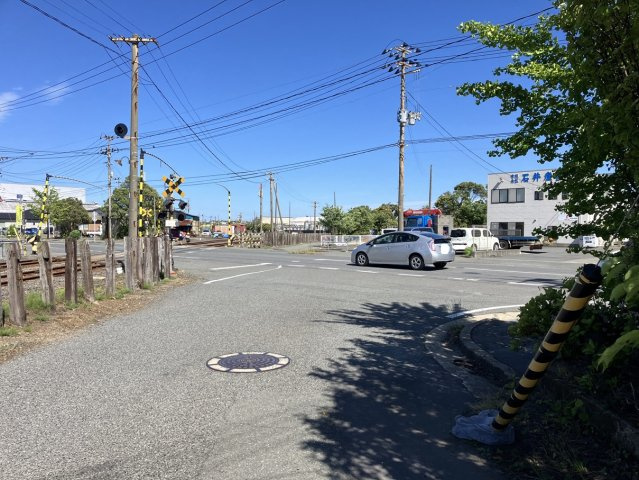 小名浜字中原 売土地の前面道路含む現地写真