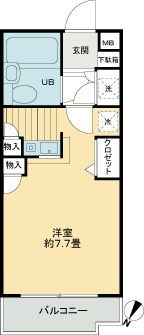 【間取り】 | ローズガーデン３６番館
