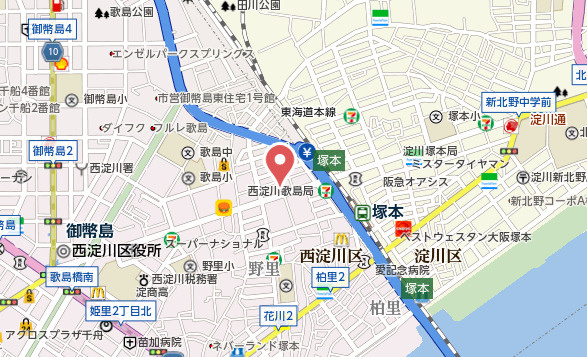 【地図】 | プレサンス塚本ミッドマーク