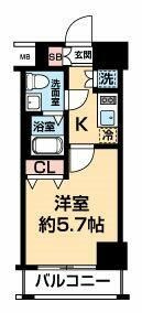 スパシエ横浜大通り公園の間取り