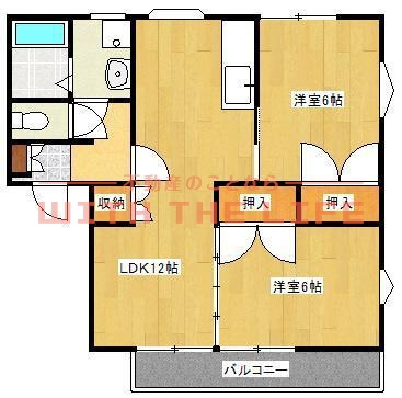 上津コーポ【キャッシュバック対象物件】の間取り