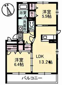 【間取り】 | サンライズスクエア　Ａ棟