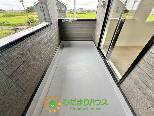 加須市北下新井第6　新築一戸建て　04　クレイドルガーデンのバルコニー
