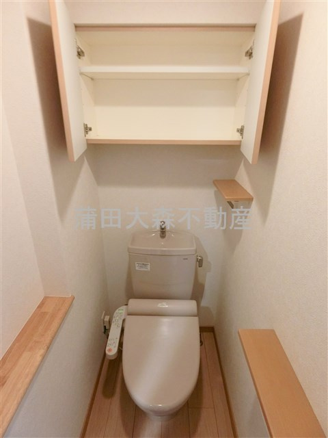 ルーブル仲六郷弐番館のトイレ|温水暖房便座付きのトイレ