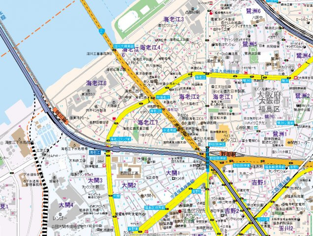 【地図】 | プレサンス大阪福島シエル