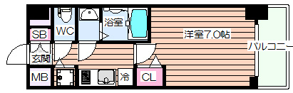 【間取り】 | プレサンス大阪福島シエル