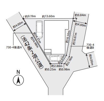 ◎茅ヶ崎市浜之郷　新築戸建の区画図|区画図◇