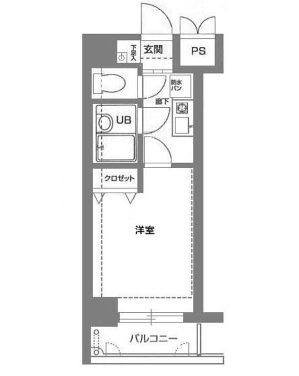 メインステージ三軒茶屋　分譲賃貸　リフォーム　眺望良好の間取り