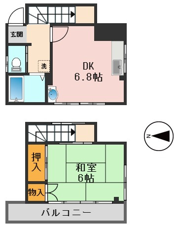 西水元5丁目メゾンの間取り
