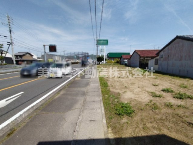 ６６８５７　岐阜市則武土地の前面道路含む現地写真|西側道路　環状線