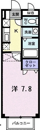 プランドールＡの間取り