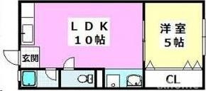 長瀬ハイツの間取り