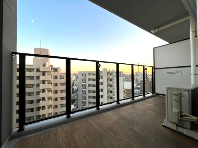 アドバンス名古屋モクシー　名古屋市賃貸　仲介手数料無料のバルコニー