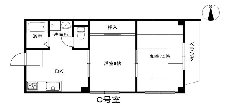 コーポマヤの間取り