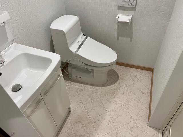 アールグレイの独立洗面台