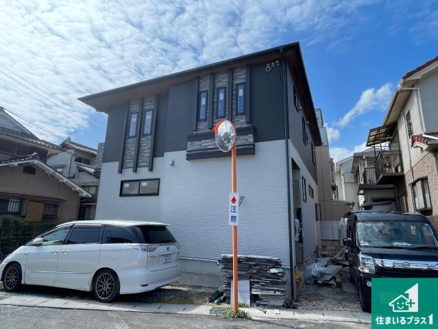 大津市坂本　新築一戸建ての外観|現在建築中！落ち着いた街並みで新生活を始めることが出来そう！周辺の物件も併せてご紹介させて頂きます！