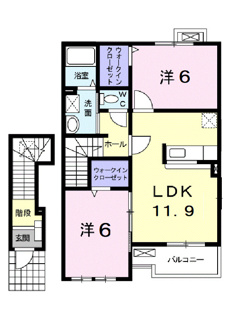 【間取り】 | リヴァーサイド意宇Ⅴ