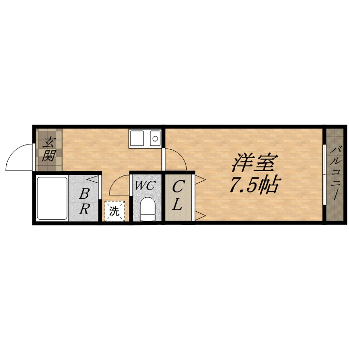 エクセルコート中山の間取り