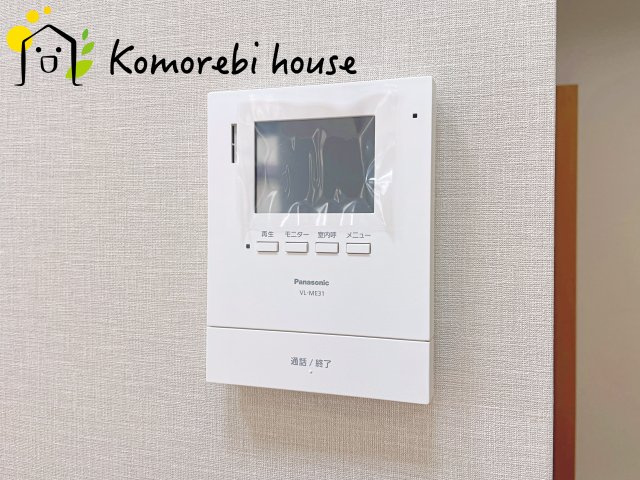 さいたま市見沼区東大宮1丁目　中古戸建の防犯設備|モニター付インターホンです