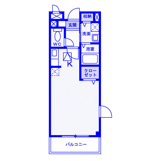 オーブ柏座の間取り