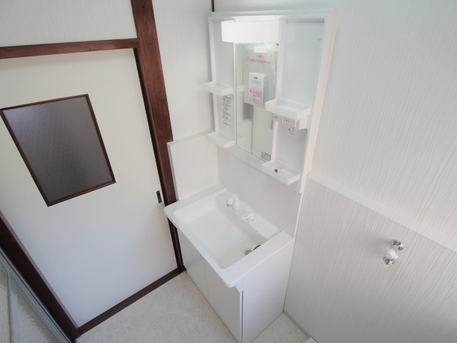 熊野戸建ての独立洗面台